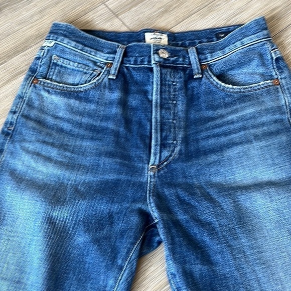 CITIZENS OF HUMANITY Liya High Rise Classic Fit Crop Jeans Premium Vintage 27 - Picture 6 of 15